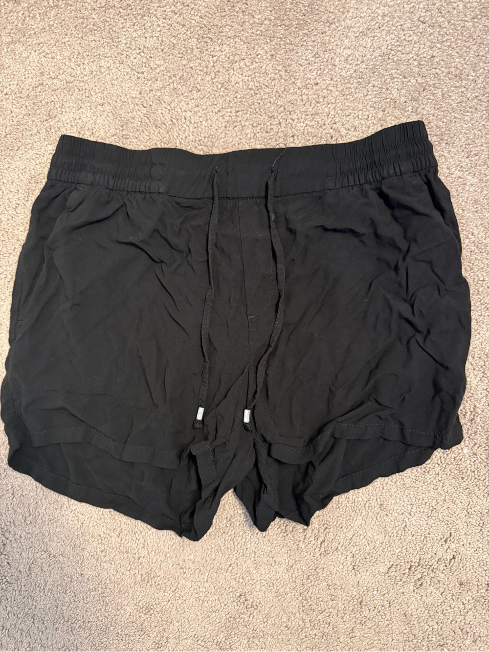 Old Navy Black Athletic Lounge Shorts with Drawstring